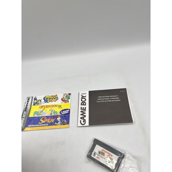 Mouse Trap / Operation / Simon GBA Game Boy Complete CIB Good Condition! - Picture 10 of 13
